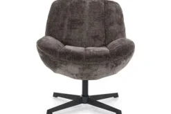 Ronde Fauteuils|Draaifauteuils-By-Boo Draaifauteuil - brown | 230314 Derby