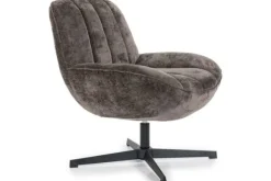 Ronde Fauteuils|Draaifauteuils-By-Boo Draaifauteuil - brown | 230314 Derby