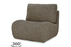 New Draaifauteuil 96305 bruin Lucia Draaifauteuils