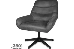 Hot Draaifauteuil - Chicago Antracite Toma Draaifauteuils