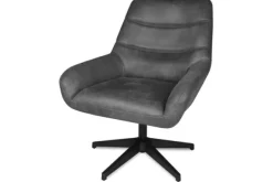 Hot Draaifauteuil - Chicago Antracite Toma Draaifauteuils