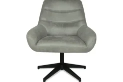 Draaifauteuils-Olijk Draaifauteuil - Chicago Grey Toma
