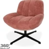 Draaifauteuils-By-Boo Draaifauteuil - old pink | 230318 Derby