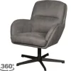 New Draaifauteuil Antraciet CH-73.025 Moss Draaifauteuils