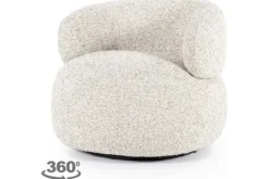 Ronde Fauteuils-Eleonora Meubelen Draaifauteuil Beige 96107 Maeve