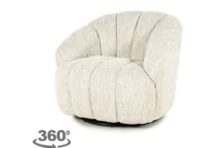 Draaifauteuils-By-Boo Draaifauteuil beige 250186 Sogno