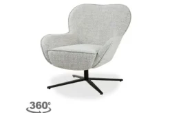 Oorfauteuils|Draaifauteuils-Livingfurn Draaifauteuil Bisque Oasis Sven