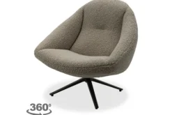 Discount Draaifauteuil Boudewijn Ronde Fauteuils|Draaifauteuils