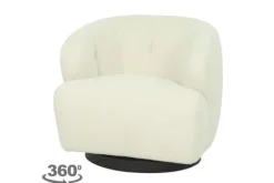 Ronde Fauteuils|Draaifauteuils-Living Square Draaifauteuil Brenda