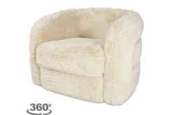 Draaifauteuils-Vie Chic Draaifauteuil Cherita