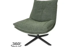 Draaifauteuils-Italian Comfort Style Draaifauteuil Chester