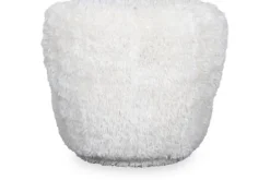 Ronde Fauteuils|Draaifauteuils- Draaifauteuil Creme Fluffy GA-80.151 Doodle