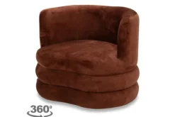 Ronde Fauteuils|Draaifauteuils-Vie Chic Draaifauteuil Magali