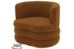 Draaifauteuils-Vie Chic Draaifauteuil Magali