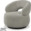 Ronde Fauteuils|Draaifauteuils- Draaifauteuil Mushroom GA-80.214 Nusenna