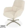 Draaifauteuils- Draaifauteuil Naturel CH-73.046 Chill Zone
