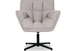 Clearance Draaifauteuil Naturel IH-50.203 Ian Ronde Fauteuils|Draaifauteuils