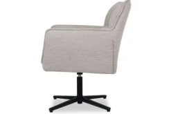 Clearance Draaifauteuil Naturel IH-50.203 Ian Ronde Fauteuils|Draaifauteuils