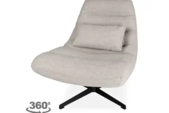 Online Draaifauteuil Naturel WX-67.000 Nox Draaifauteuils