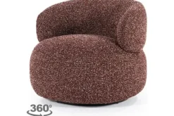 Ronde Fauteuils-Eleonora Meubelen Draaifauteuil Rood 96109 Maeve