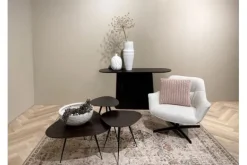 Clearance Draaifauteuil Sand Daphne Ronde Fauteuils|Draaifauteuils