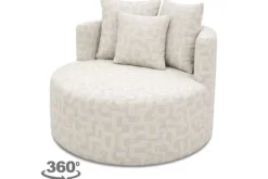 Loveseats|Ronde Fauteuils-Givenchie Draaifauteuil Sien