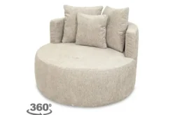 Draaifauteuils|Ronde Fauteuils-Givenchie Draaifauteuil Sien