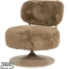 Outlet Draaifauteuil Taupe 250356 Furlo Draaifauteuils