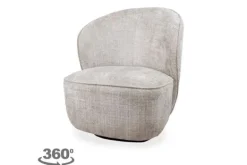 New Draaifauteuil Taupe Avi Draaifauteuils