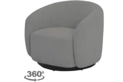 Draaifauteuils-Tower Living Draaifauteuil Taupe Belfast