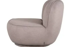 Online Draaifauteuil Taupe FU-88.013 Bunny Draaifauteuils|Ronde Fauteuils
