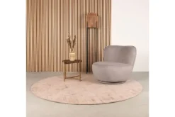 Online Draaifauteuil Taupe FU-88.013 Bunny Draaifauteuils|Ronde Fauteuils