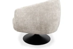 Draaifauteuils-MySons Draaifauteuil Taupe Louis