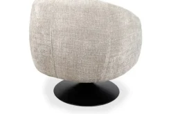 Draaifauteuils-MySons Draaifauteuil Taupe Louis