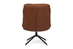 Draaifauteuils-Singer Draaistoel cognac Tygo