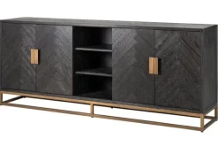 Dressoirs-Richmond Interiors Dressoir 210693 Blackbone Brass