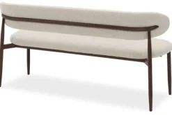 Outlet Eetbank Beige Walnut Kumo Eetbanken