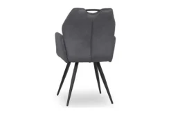 Eetkamerstoelen-Olijk Eetkamerstoel - antraciet Ozark