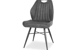 Eetkamerstoelen-Olijk Eetkamerstoel - antraciet Gregory