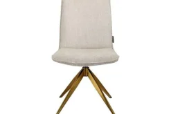 Eetkamerstoelen-Richmond Interiors Eetkamerstoel 212406 Beige Chenille Dakota