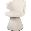 Outlet Eetkamerstoel 212332 Beige Chenille Gatsbi Eetkamerstoelen