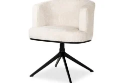 Eetkamerstoelen-Richmond Interiors Eetkamerstoel 212335 Beige Chenille Cheyenne