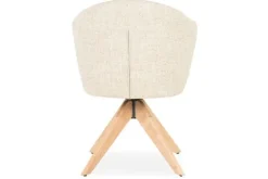 Eetkamerstoelen-Eleonora Meubelen Eetkamerstoel 96344 beige Connor