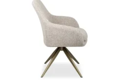 Eetkamerstoelen-Richmond Interiors Eetkamerstoel 215441 Cayenne Brown Lisonne