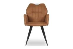 Eetkamerstoelen-Olijk Eetkamerstoel - cognac Ozark