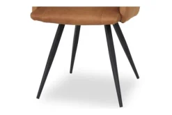 Eetkamerstoelen-Olijk Eetkamerstoel - cognac Ozark