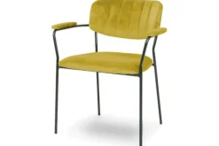 Eetkamerstoelen-Veyron Eetkamerstoel - geel Blanchett