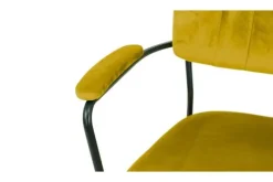 Eetkamerstoelen-Veyron Eetkamerstoel - geel Blanchett