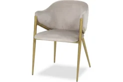 New Eetkamerstoel 210828 Khaki Velvet Gwen Eetkamerstoelen