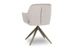 Eetkamerstoelen-Richmond Interiors Eetkamerstoel 210890 Khaki Velvet Aline